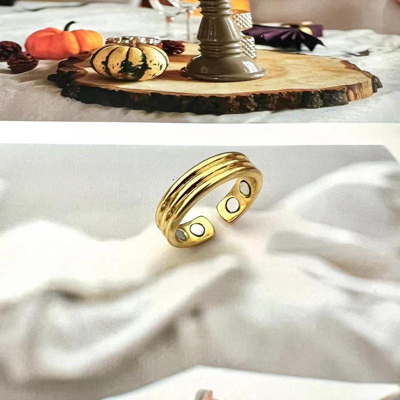 Categoria a: anelli personalizzati, anelli magnetici per la salute, anelli magnetici, anelli aperti di gioielleria creativa