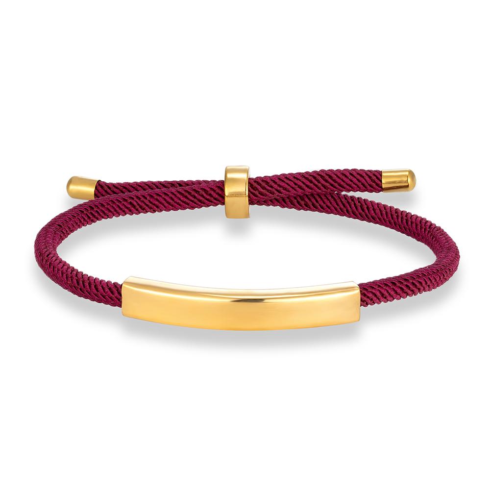 Punk SOS Custom logo Engrave Text Rope Bracelet customize Stainless Steel Bracelets For Women Men ID Bracelet