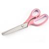 Sewing Zigzag Scissors Tailor 2CR13 Stainless Steel  PP+TPR Handle Triangular  For Fabric Needlework Cutting  Dressmaker Shears