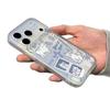 Coque de téléphone avec illustration de chat style coréen pour iPhone 17 Pro Max, 16 Plus, 15, 13 avec Bouton de Caméra Intégré, Finition Mate.