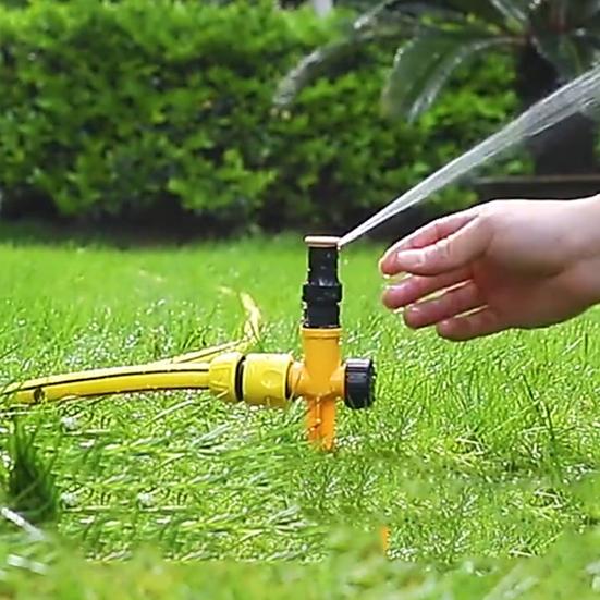 

Lawn Sprinkler with Spike Base Ground Insert Water Sprinkler Adjustable Garden Sprinkler for Yard Patio Lawn Grass 1pc зелений