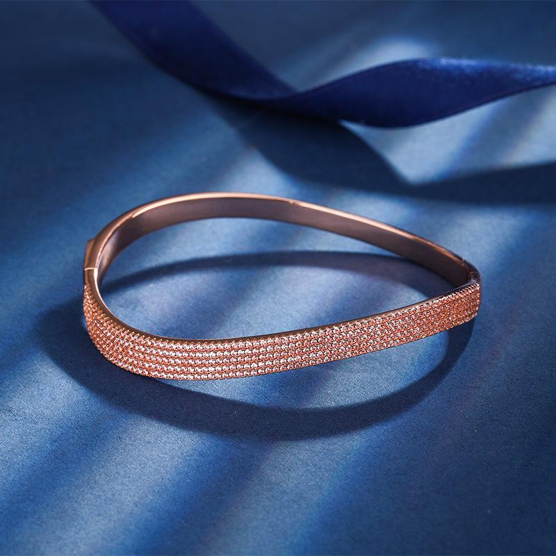 Schmuck Farbe Gold Retro Einfaches Armband Damen