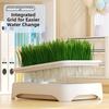 Plastic Hydroponic Tray Anti-Pull Out Soil-Free Nursery Box Sprout Tray  Horticultural Planting