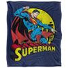 Metropolis Fleece Superman Throw