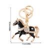 Alloy Horse Shaped Keychain for Vehicles and Bags Multifunctional Design Small Size Ornament Convenience Gift