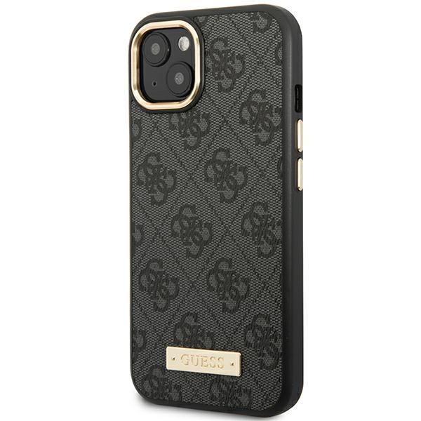 Guess Guhmp14Mu4Gprk Iphone 14 Plus / 15 Plus 6.7 Czarny/Black Hard Case 4G Logo Plate Magsafe