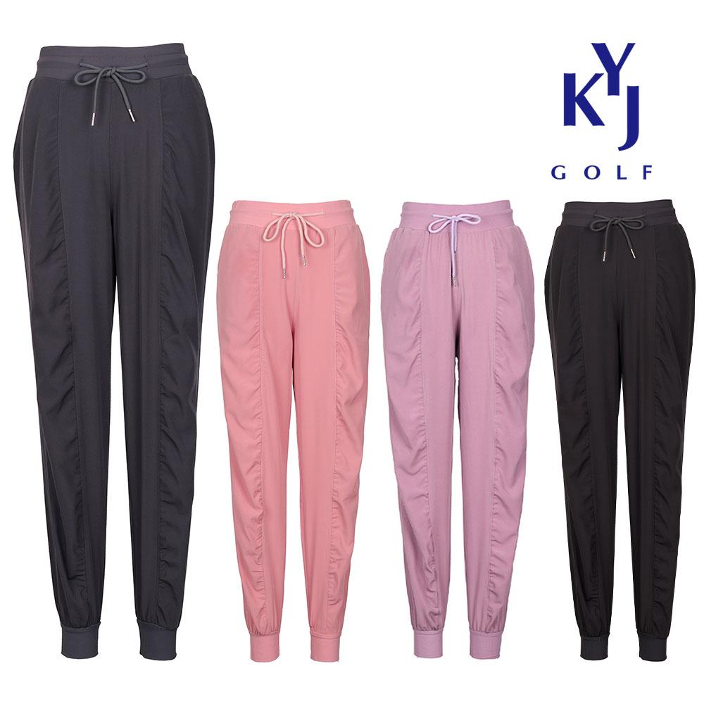 KIM YOUNG JOO GOLF Summer Lightweight Shearing Golf Wear Slim Women'S Jogger Pants Komlsl62