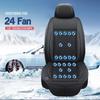 Cooling Car Seat Cushion DC 12V Car Summer Cool Air Seat Cover With 24 air outlets Universal Air Conditioned Massage Seat Cove
