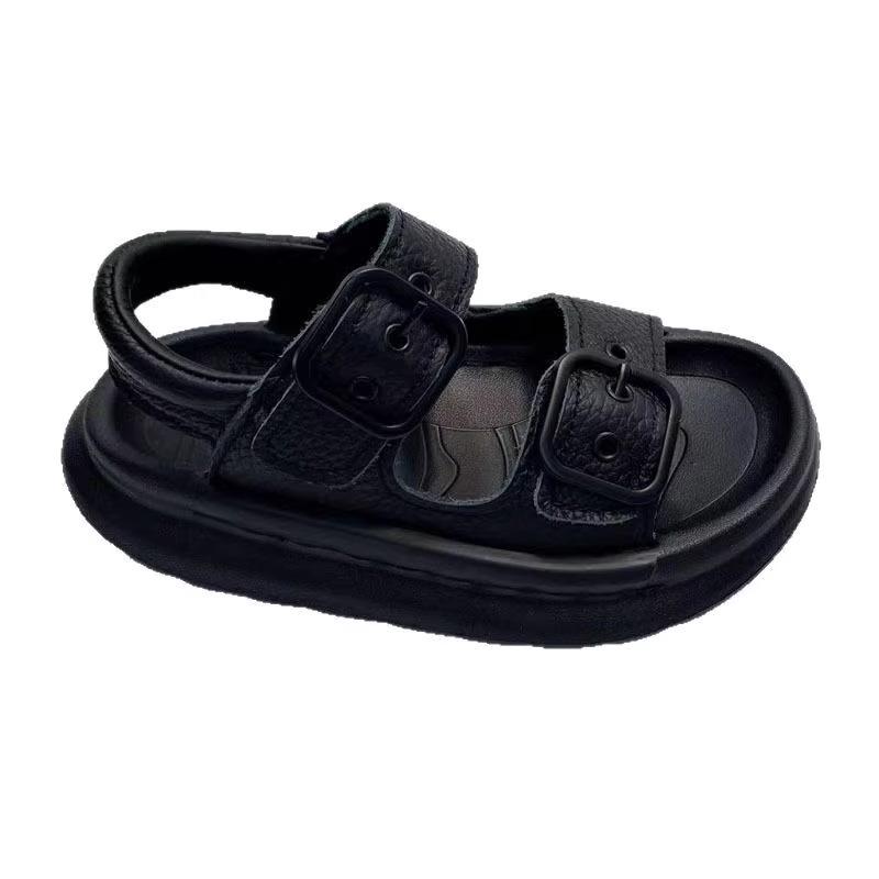 2026New Summer Children's Shoes: Boys' Non-slip Open-toe Beach Sandals, Girls' Simple Casual Sandals for Older Children
