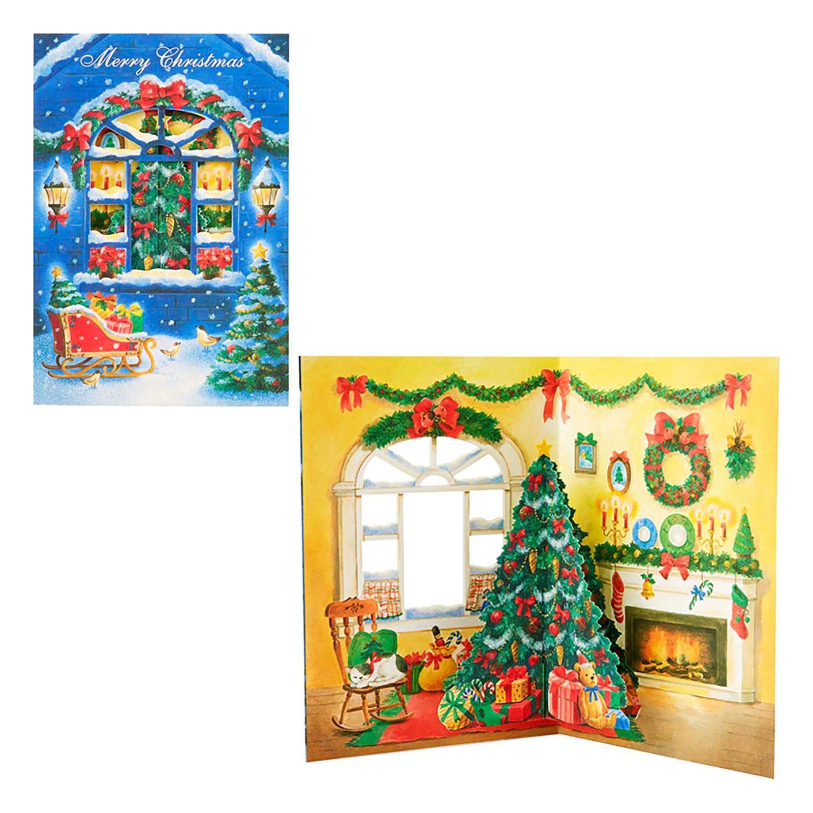 Sanrio Christmas Message Card with Room Tree JX 65-5 242811