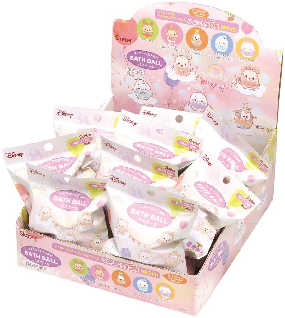Skater Bath Ball Box (Set of 20) Disney Ufufi A SET1042-A