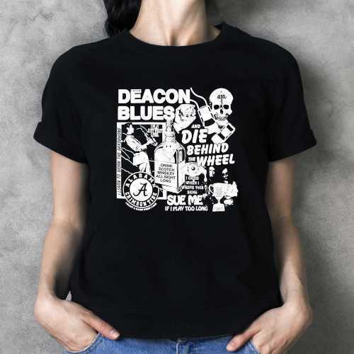 Унисекс Футболка Deacon Blues And Die Behind The Wheel XXXXL