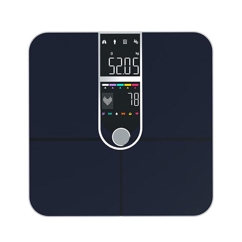 ICOMON Professional Smart Body Fat & Heart Rate Scale with VA Color Display (CN version)