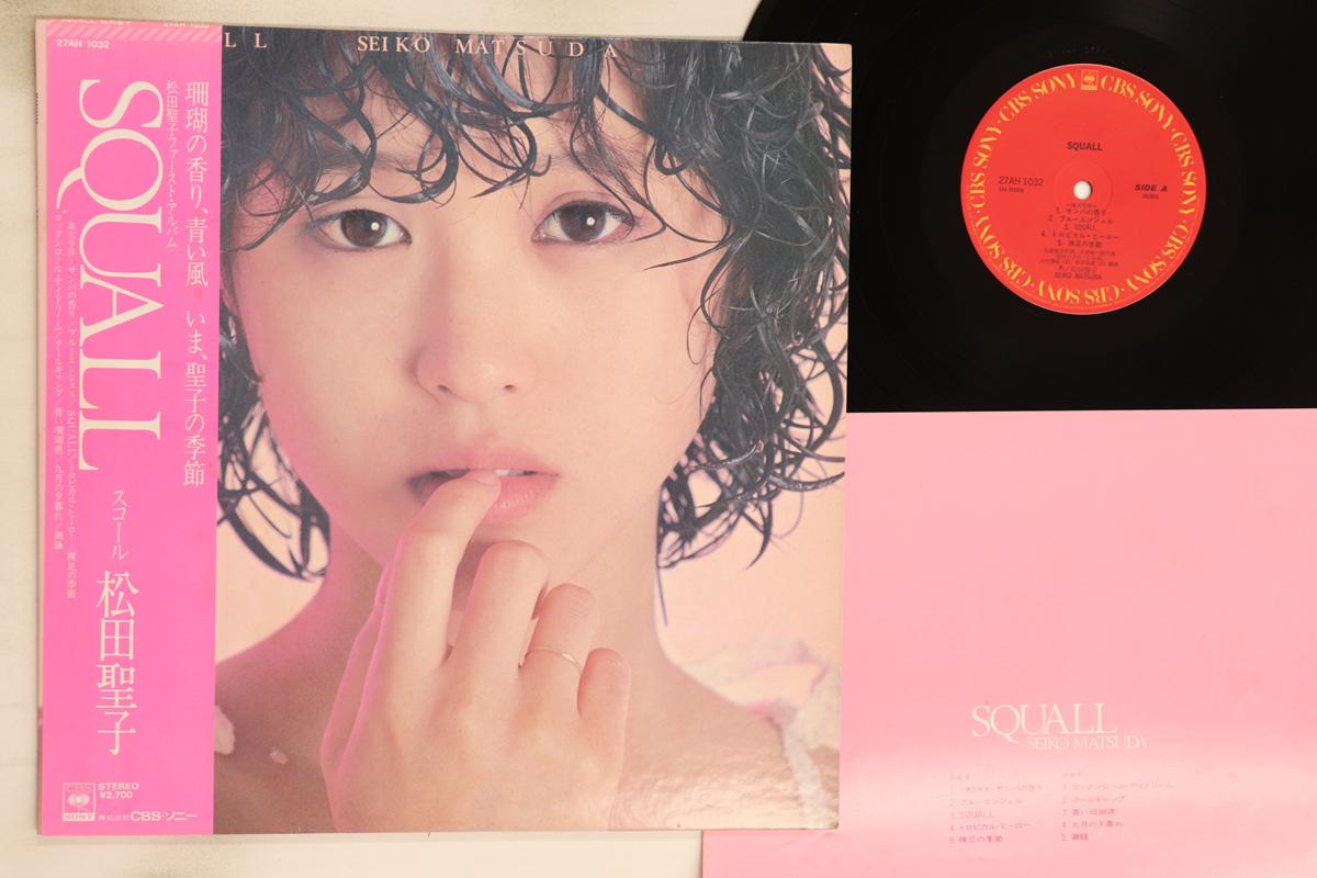 

LP Record SEIKO MATSUDA - Squall 27AH1032 CBS SONY 1980 Japan Obi Japanese Pop/Rock Used