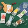 Cute 100Pcs Packaging Bag Homemade DIY Ice Popsicle Bag Disposable Plastic Ice Cream Bags Ice Popsicle