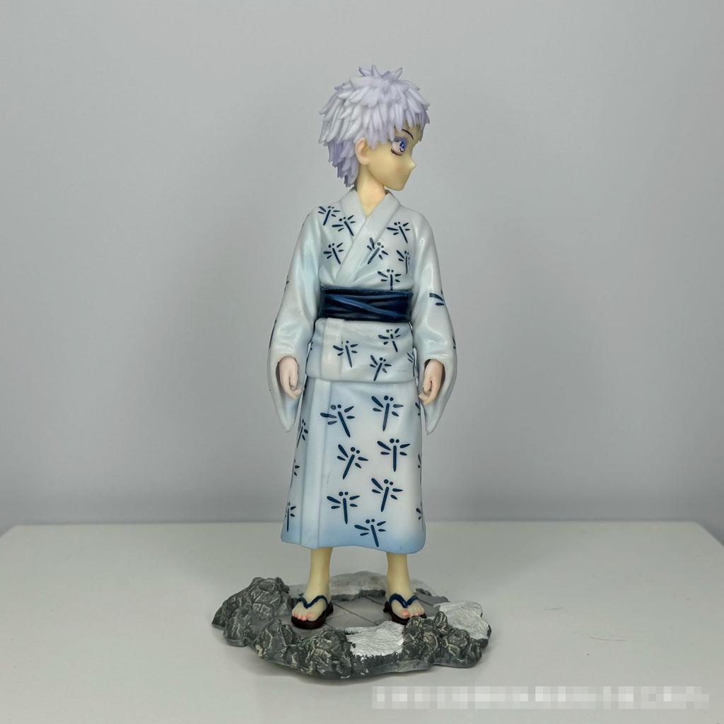 Anime Figurine Jujutsu Kaisen Satoru Gojo Q Version Action Doll Cute Anime Desktop Ornament PVC Model Statue Collection Toy Gift