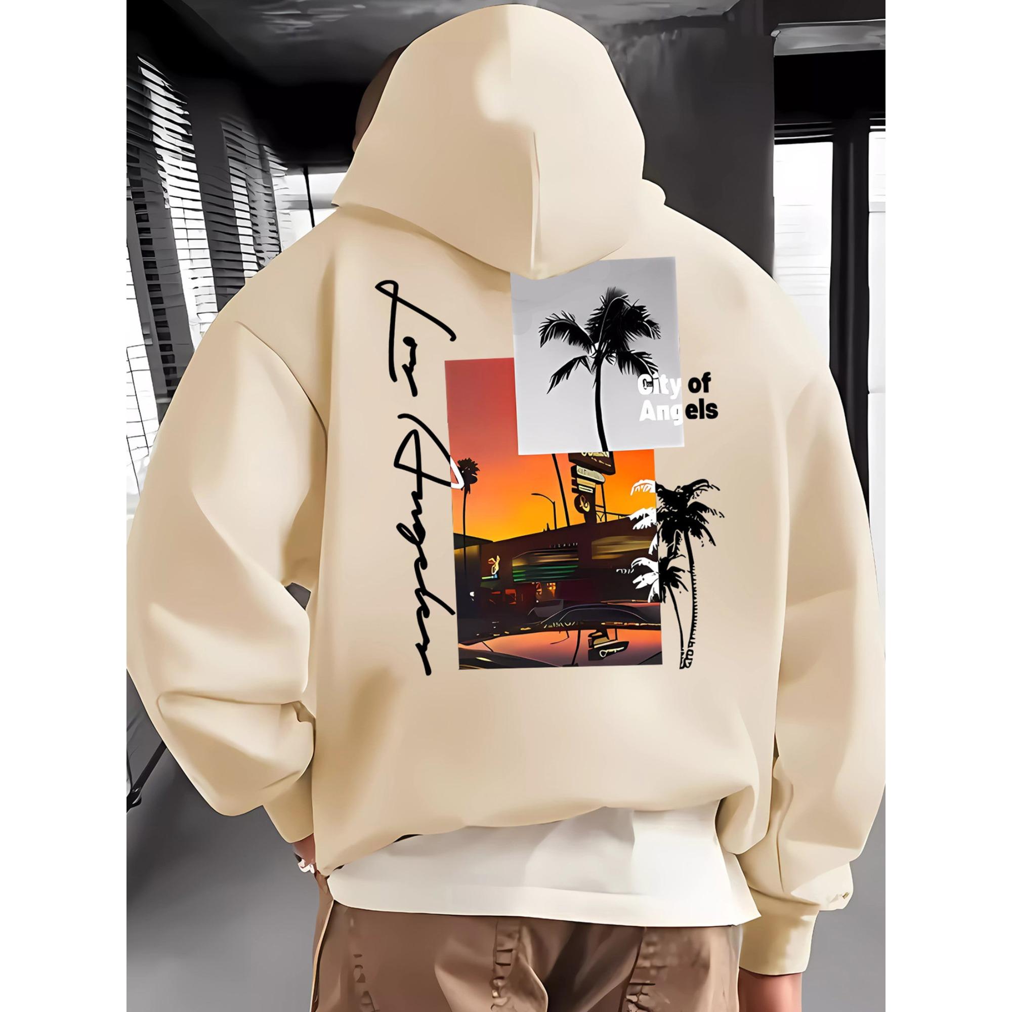 

Geometric Cityscape Graphic Hiphop Hoodie Men Women Hip Hop Alternative Heavy Metal Oversized Streetwear Male Fashion Hoodies 3XL