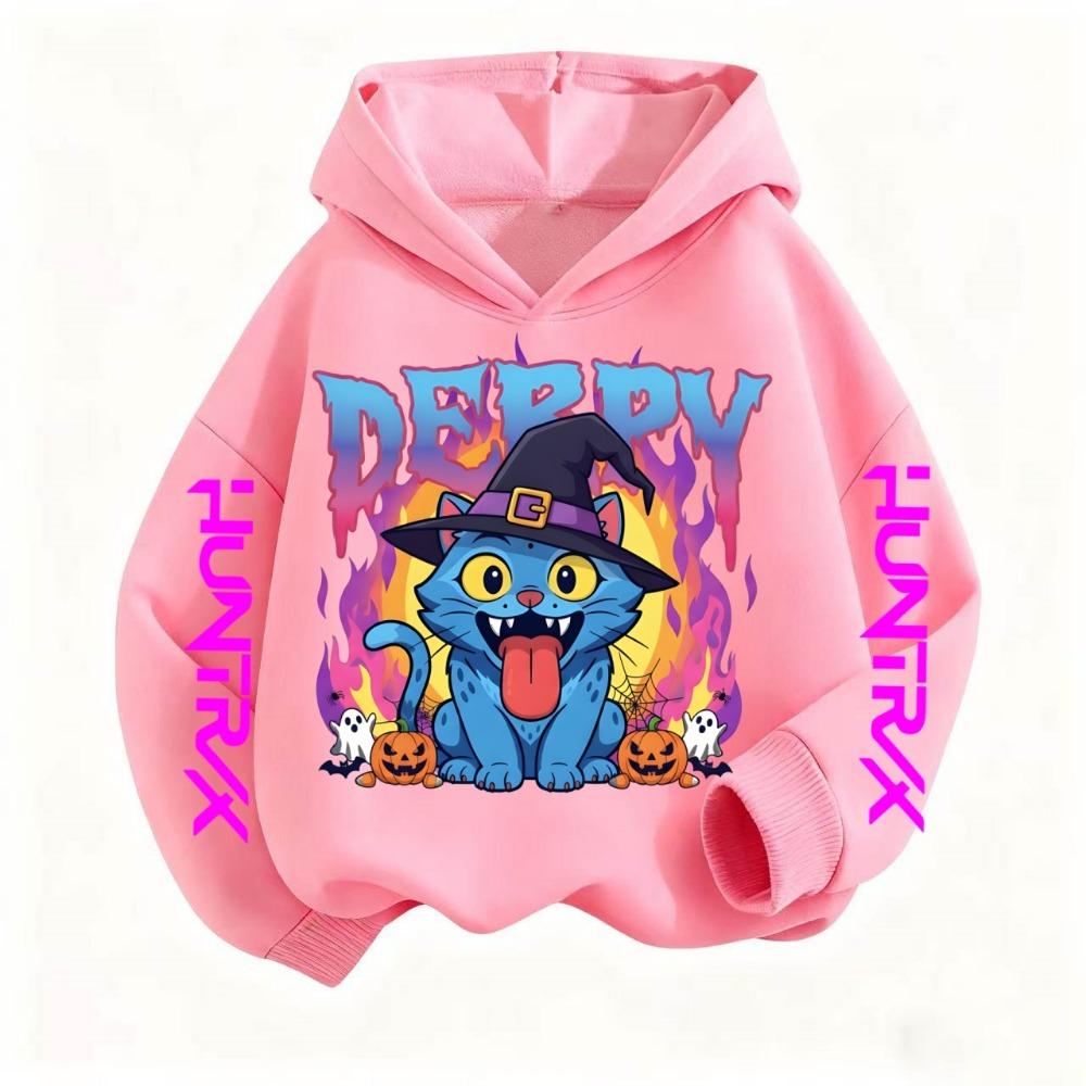 Fashion Casual Children's Hooded Sweatshirt K-Pop Devil Hunter Pullover Children's Clothing Gif Kpop Devil Hunter Girl Hooded Sweatshirt
