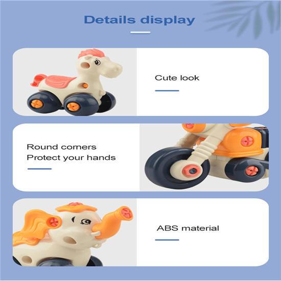 Dětské DIY Sestavování Matkami Vozidlo Letadlo Stavební Vozidlo DIY Demontáž A Sestavení Model Hračka Dětský Dárek