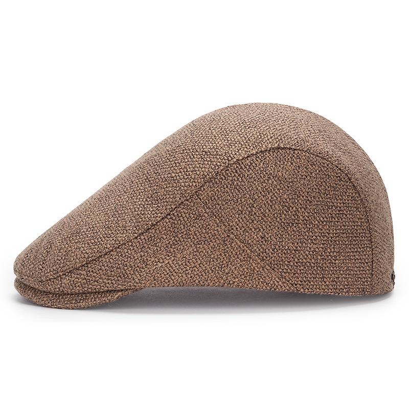 Beret Cap Male Female Autumn Winter Hat Adjustable Flat Cap Striped Artist Painter Beret Hat Berets for Men Women