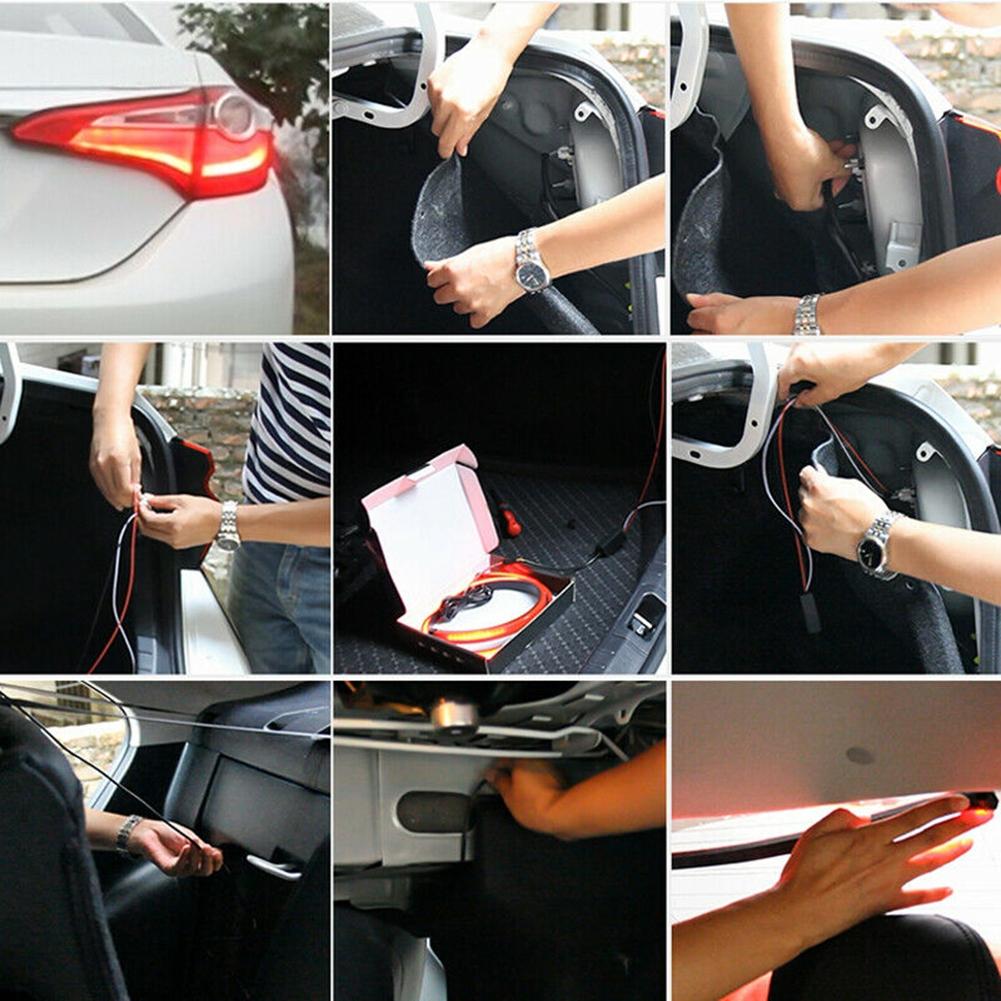Light Strip LED 3rd High Brake Rear Windshield Stop Signal Bar Lamp Red