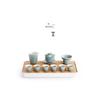 Nanshan 'First Encounter Green Mountain' Ceramic Kung Fu Tea Set