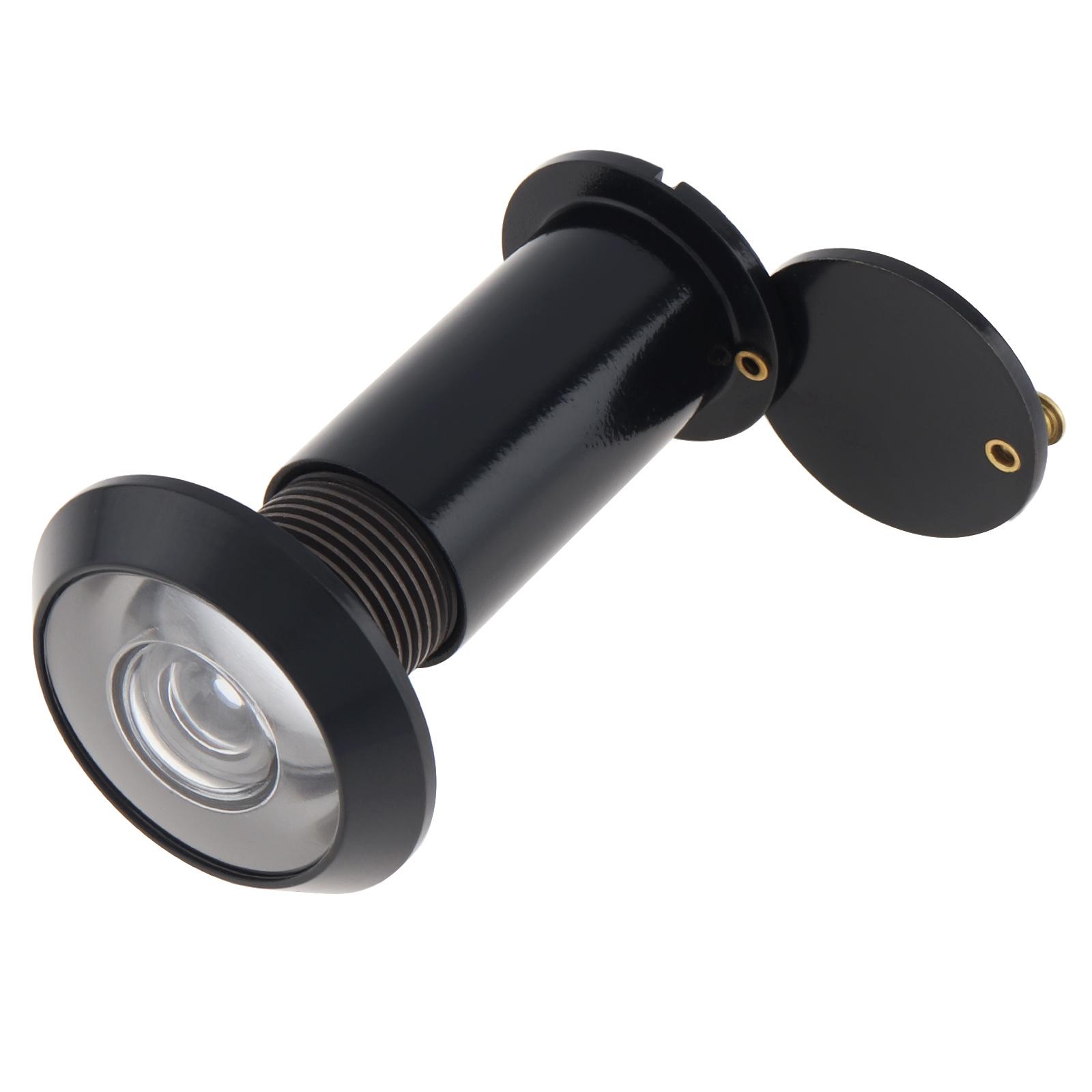 

Латунный глазок для двери 16 мм, линза HD 200 градусов, крышка для конфиденциальности, титановое сверло, сверхпрочный, универсальный, для двери 35-55 мм чёрный