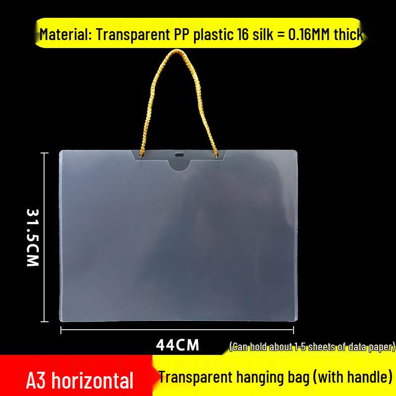 Durable Translucent Multi-Size Document Sleeve & Organizer