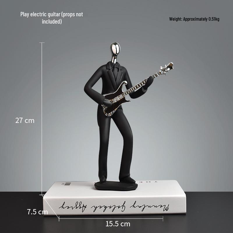 Nordic Music Band Figures: Creative Living Room & TV Cabinet Ornament