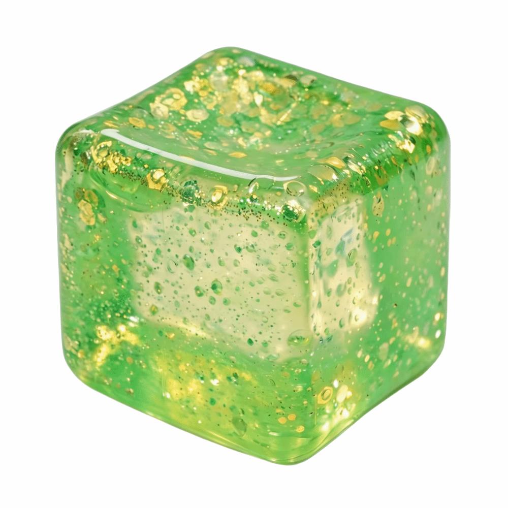 Slow Rebound Ice Cube Squishy Toy Glitter Cube Fidget Toy Cube Squeeze Toy  Birthday Party Favor