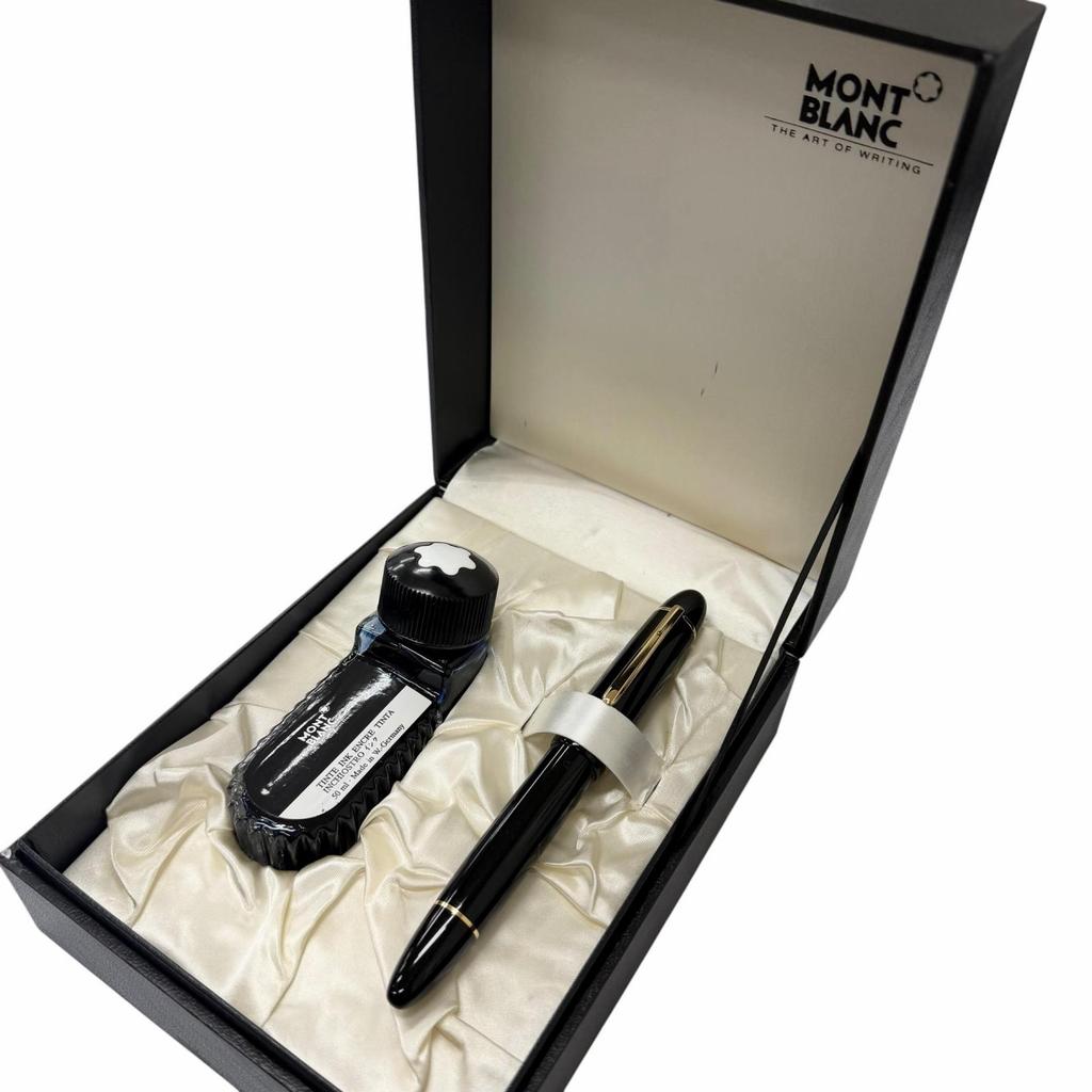 Excellent MONTBLANC fountain pen Meisterstück 149 black 18K mens Used