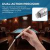 2pcs Cap with Chain Cue Tip Pricker Wood Grain Handle Snooker Accessory  Billiard Cue Care