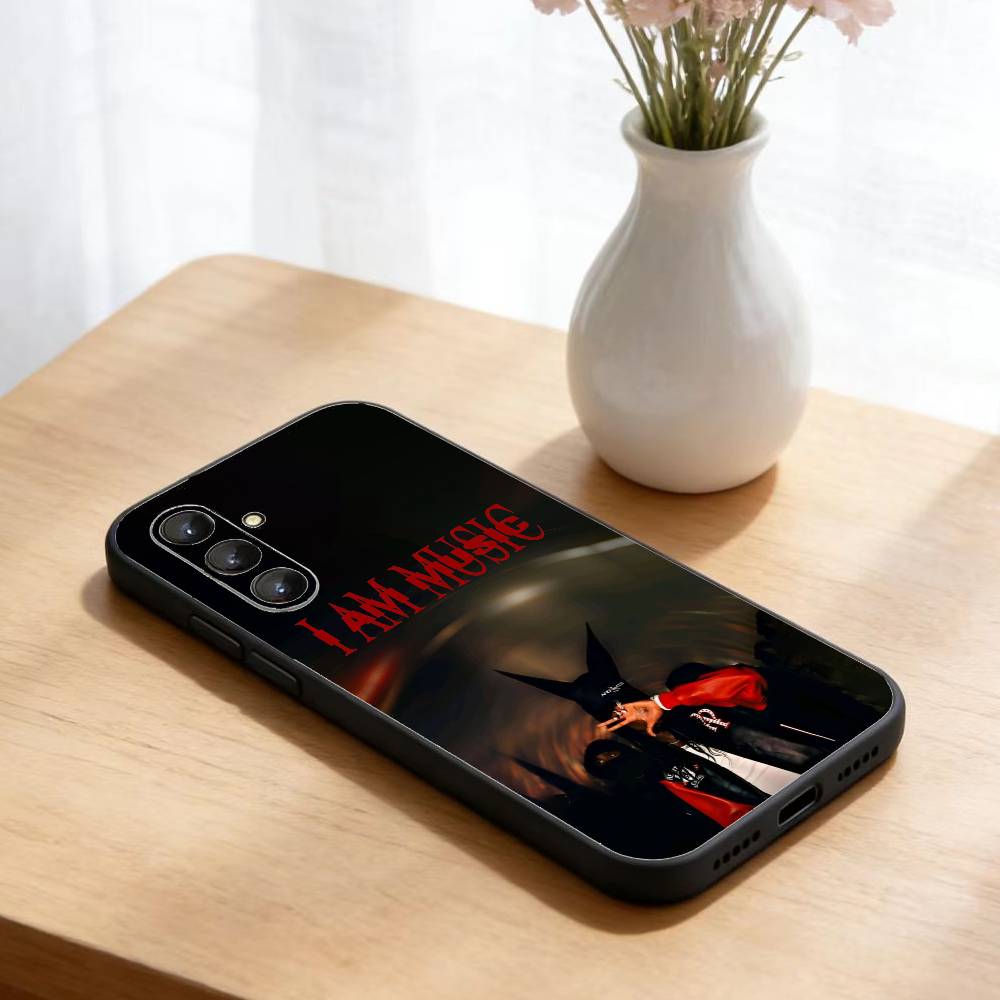 I AM MUSIC Playboi C-Carti  Phone Case For Samsung Galaxy A73,A21s,A22,A31,A52,A53,A71,A41Soft Black Shell