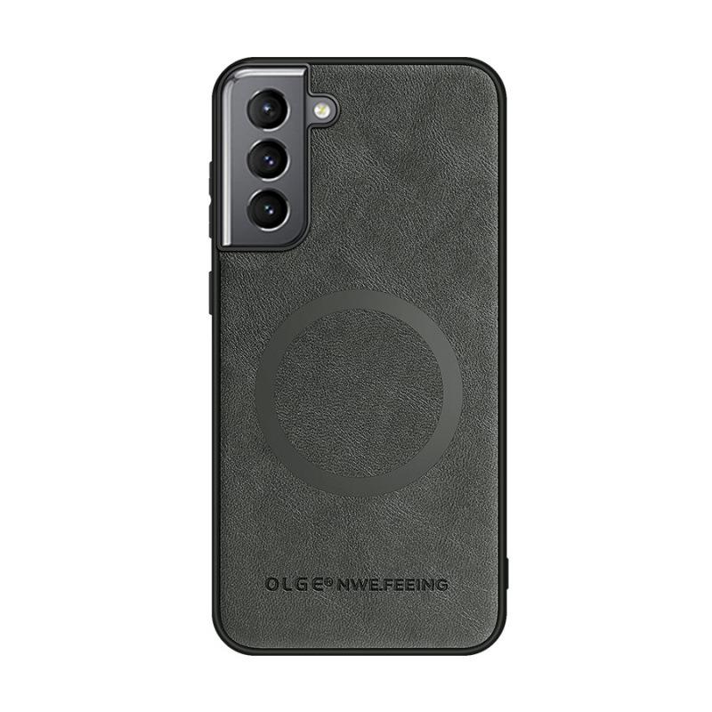 Suitable for Samsung Galaxy S21 Mobile Phone Case S21 Cow Pattern Leather Case Magsafe Magnetic Suction Vehicle S21 Ultra