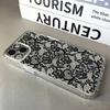 Luxury black lace Phone Case For Xiaomi Redmi Note 15 15C 14 13 12 12S 12C 11 10 10C 13C 10s A2 A3 Pro Plus 4G 5G soft TPU Cover