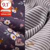 Women's Plus Size Fall Pants: Soft Fleece, Print, Loose Fit for Middle-aged & Elderly