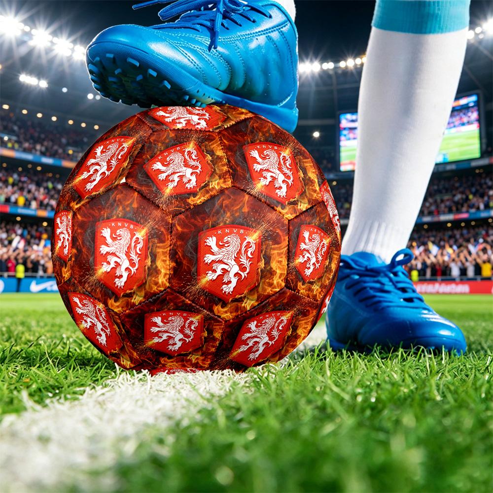 Aston Villa FootballPrinted Size 5 Soccer Ball, Anti Slip Adult Match Football Souvenir for Football Fans