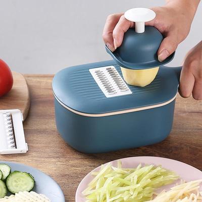 1 conjunto, ralador multifuncional para batatas, cenouras, pepino, ralador com coador, cesta de cozinha para lavar legumes