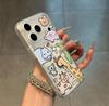Integrated Button Cartoon Animal Phone Case for Apple 17/16/15/14/13 Pro Max