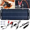 12V Solar Panel Kit IP65 Waterproof Solar Trickle Charger Portable Solar Powered Charger Kit High Efficiency Car Battery Charger