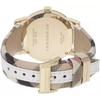 Burberry BU9110 Leather White Large Check Women's Watch