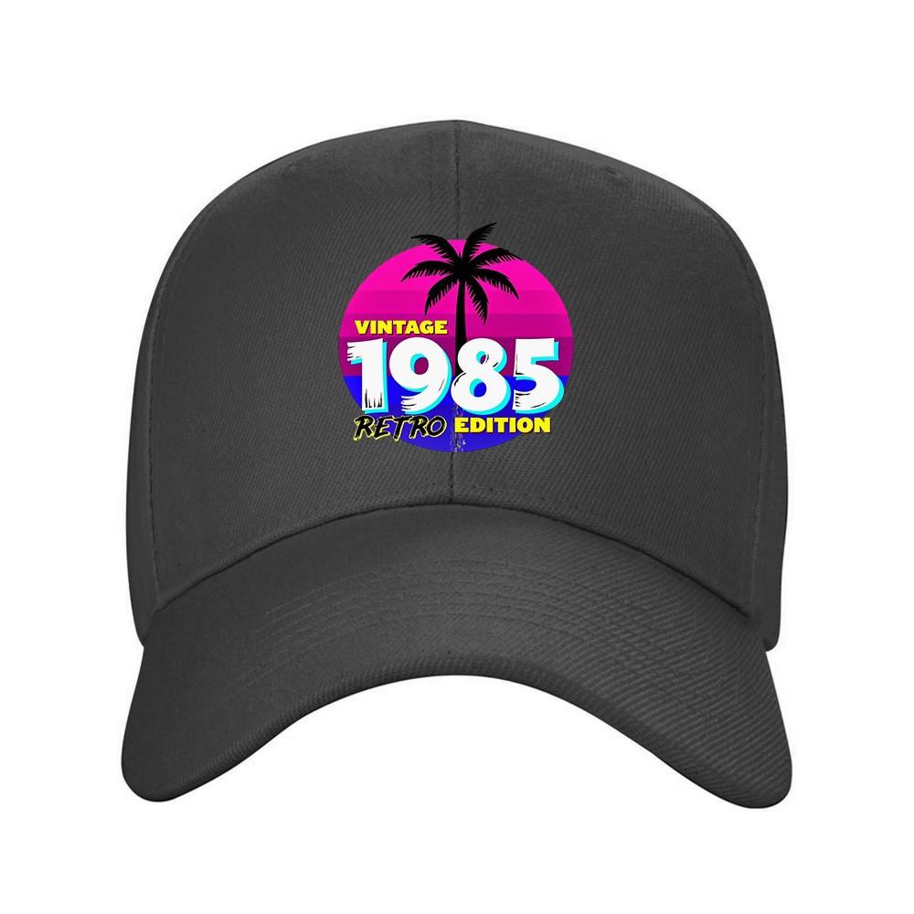 Retro Edition Palm Tree Baseball Cap Vintage Summer Adjustable Sun Hat
