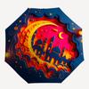 1pc Night Sky Decor Folding Umbrella | Elegant Design, Fashionable Accessory, Durable Construction, Sturdy Ribs yy251107083
