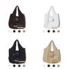 Tote Bag Ladies Foldable Reusable Polyester Shoulder Carrying Bag For Daily Use