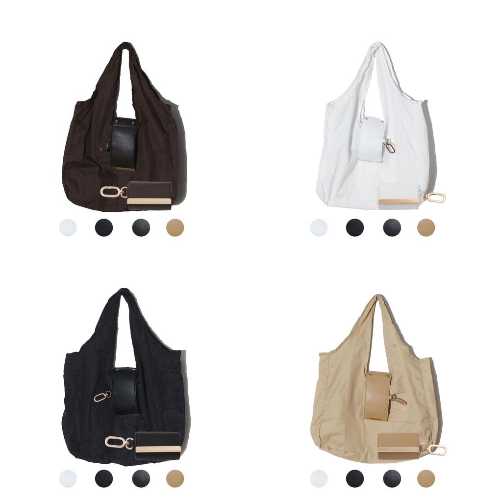 Tote Bag Ladies Foldable Reusable Polyester Shoulder Carrying Bag For Daily Use