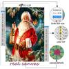 5D DIY Diamond Painting Cross Stitch Christmas Tree Santa Snowman Diamond Embroidery Mosaic Wall Art Home Decoration