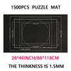 1500-3000Pcs Felt Puzzle Mat Set 10Color Available Puzzle Playing Blanket With Portable Travel Storage Bag Puzzle Accessories