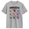 Axolotls of The World Kawaii Axolotl Educational TShirt For Unisex Street Style T Shirts O Neck Tees Oversized Wholesale Tops