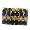 100x Boules de Noël Ornements Décoration Arbre DIY Pendentifs Boules de Noël Suspendues pour la Saint-Valentin Fête de Fête Mariage Intérieur