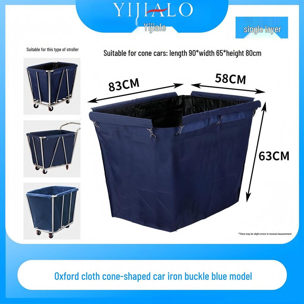 Hotel Linen Cart with Oxford Cloth Bag for Room and Cleaning Services